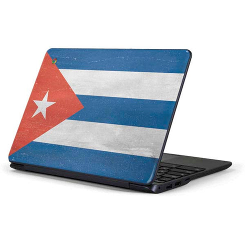 Cuban Flag Distressed Samsung Chromebook Skin